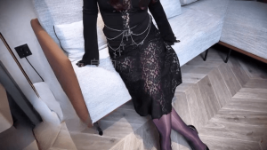 暗黑修女变身魅魔开档黑丝被各种猛操