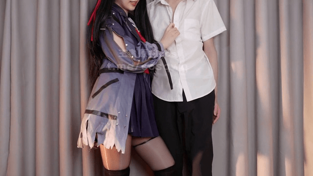 大奶百变COSER美少女朽叶千咲双人