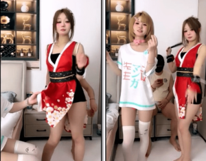 娇小萝莉女团骚舞诱惑后入狂怼