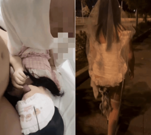 婚纱露出3P活动单男内射丈夫刷锅