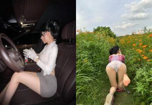 金华野外豪车后座销魂啪啪激情四射