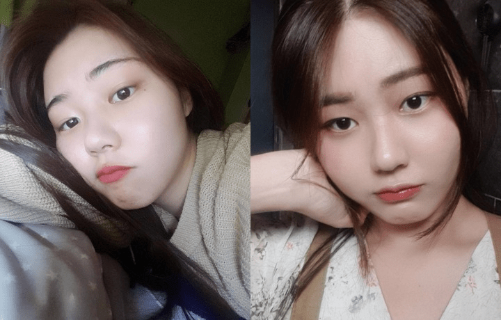 阿黑颜漂亮女大生与男友不健康自拍
