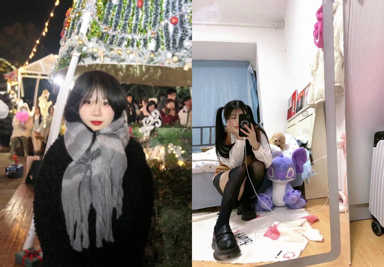 大奶清纯反差小母狗狗链脸鲍同框