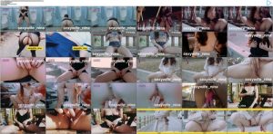 [MP4/2.8G]白皙肥臀淫妻SexyWife戶外露出穿連體情趣多道具自慰 商超公廁騎乘假屌蹲地舔屌後入抽插口爆等 720p