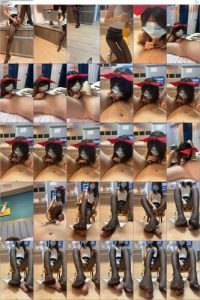 [MP4/1.5G]嬌嫩美少婦迷人堅挺大奶黑絲露乳情趣道具插穴3P輪插／黑絲美腿女友扣穴手淫足交蒙眼吞舔肉棒口爆 720p