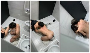 [MP4/ 117M] 健身房厕所尿尿听到隔壁厕间有奇怪的声音意外偷拍到教练和女学员在里面嘿哟简直就是活春宫