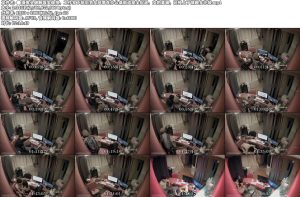 ☀摄像头破解真实偷拍，工作室下班后男女同事在办公桌前造爱全纪录，女的真骚，还换上了情趣女仆装