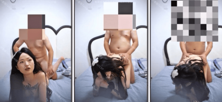 花臂精神小妹娇嫩小蜜穴被无情蹂躏