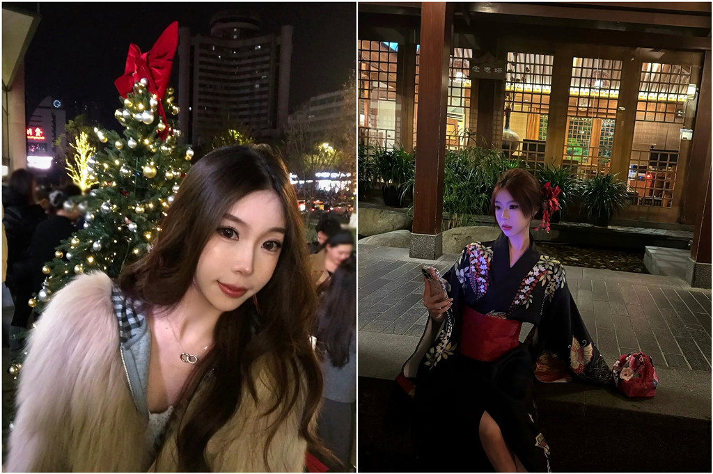 广州高颜美女白蕾丝黑项圈深喉射一嘴