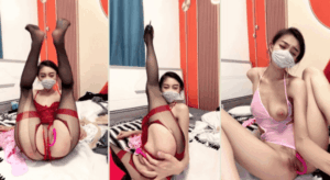 舞蹈尤物丝袜性感美腿白嫩美乳怼屏掰穴