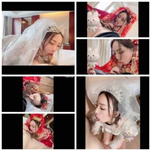 結婚？主人的新娘調教任務罷了！高顏值女主中、西方婚禮版本“早生貴子”，人妻的身份更讓人覺得刺激